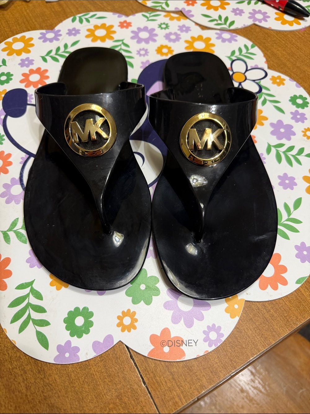 Michael Kors Lillie Jelly Thong Sandals sz 8